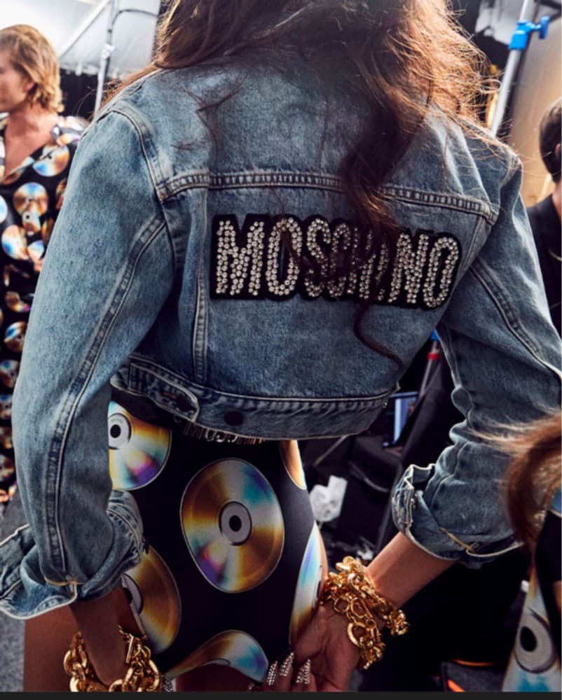 Moschino x H&M Denim Jacket With Logo - Image 1