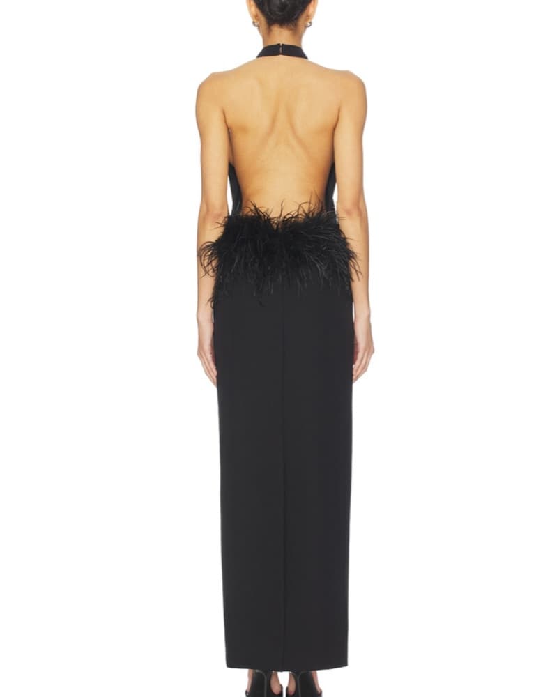 Revolve Feather Maxi Dress - Image 3