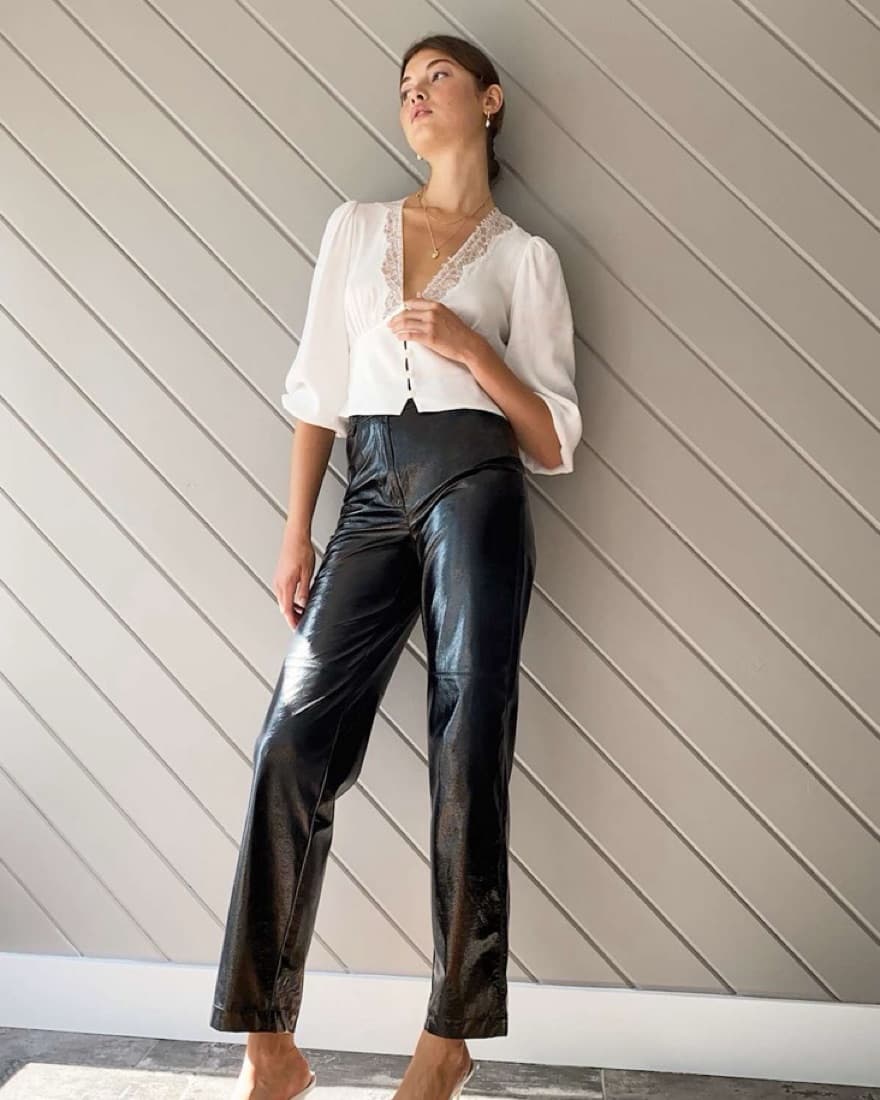 Aritzia White Lace Top - Image 5