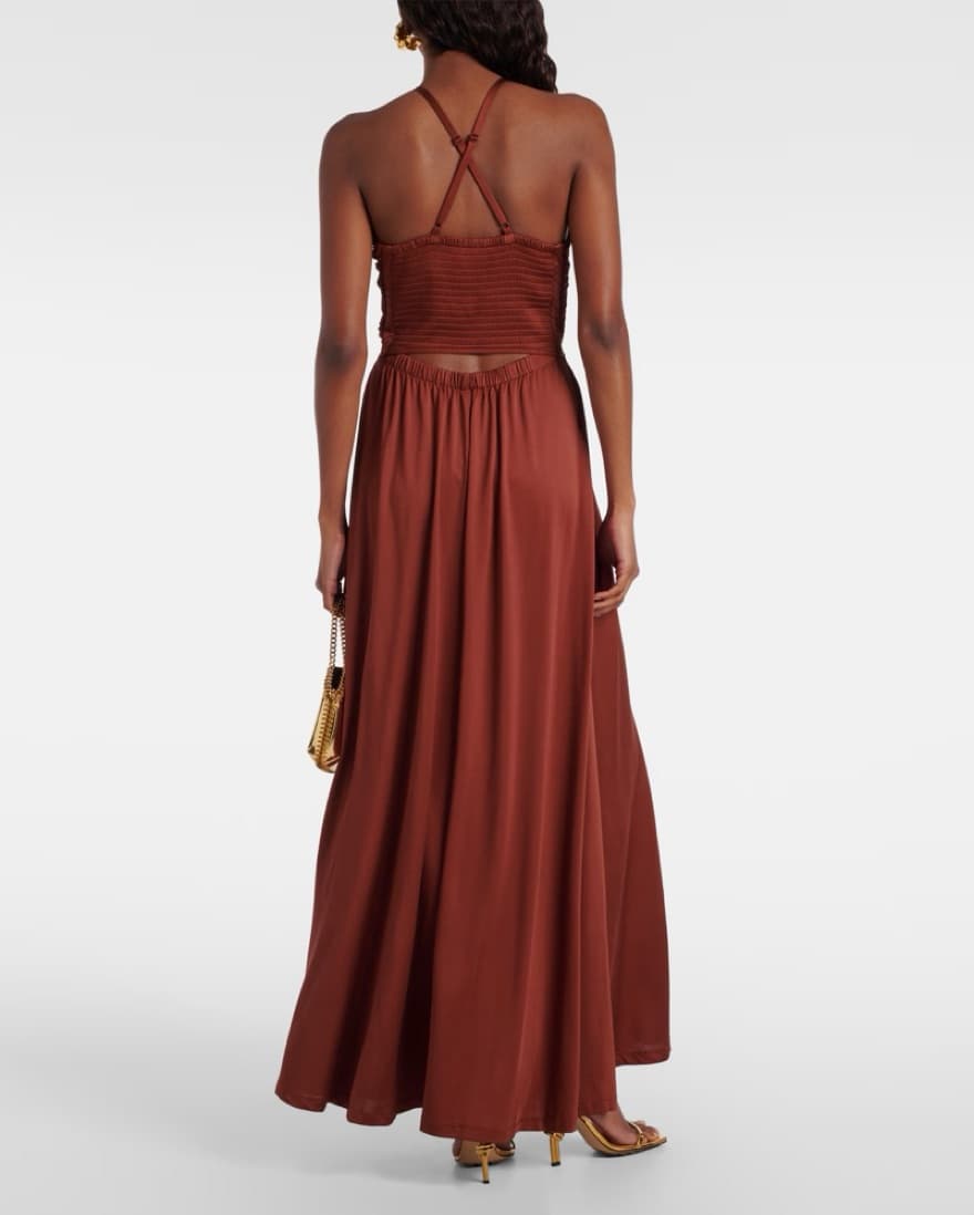 DVF Caty beaded halterneck maxi dress - Image 3