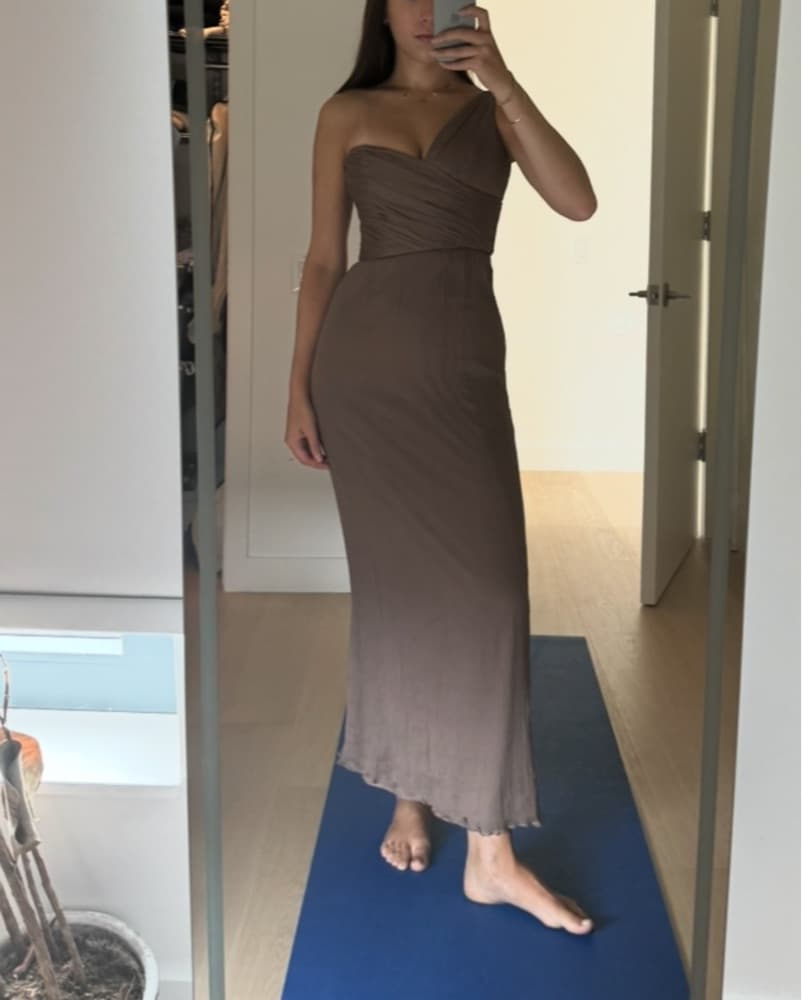 Elegant One Shoulder Wedding Dress  - Image 1