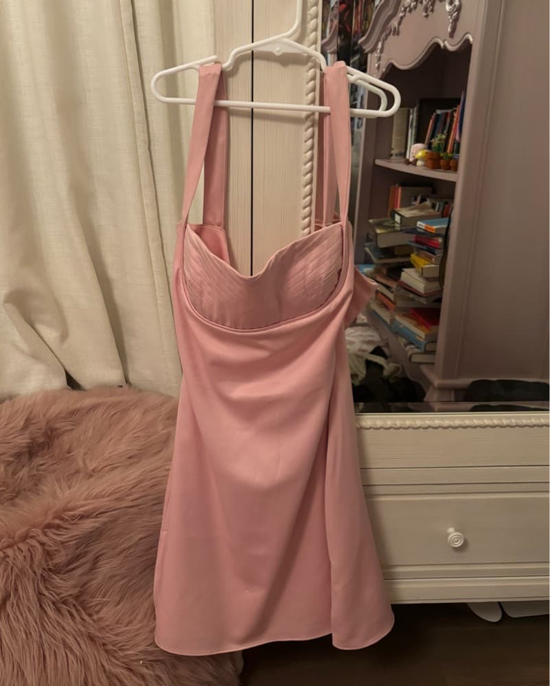 Pink Square Neck House of CB Mini Dress - Image 2