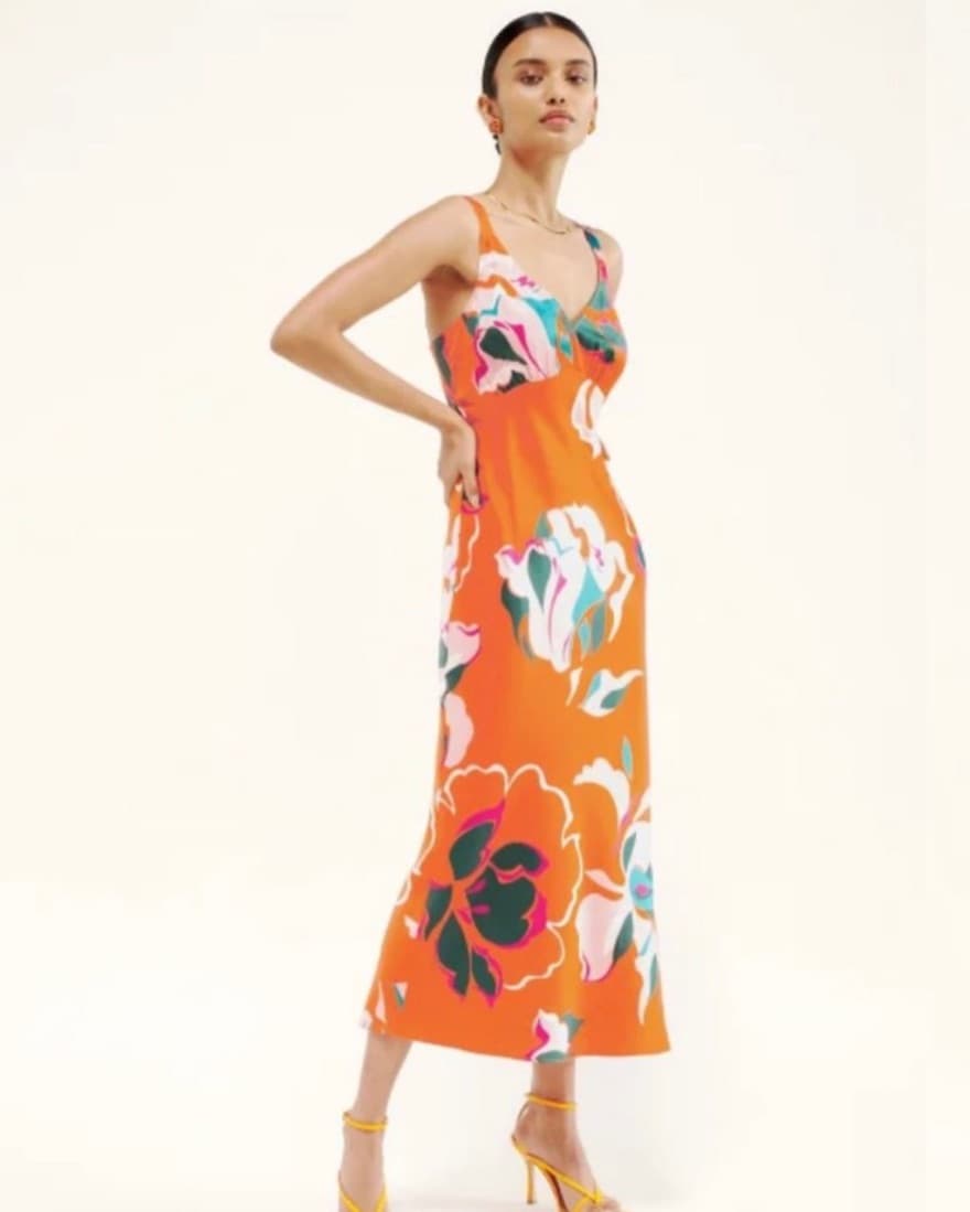 Reformation Daytona Silk Dress  - Image 1