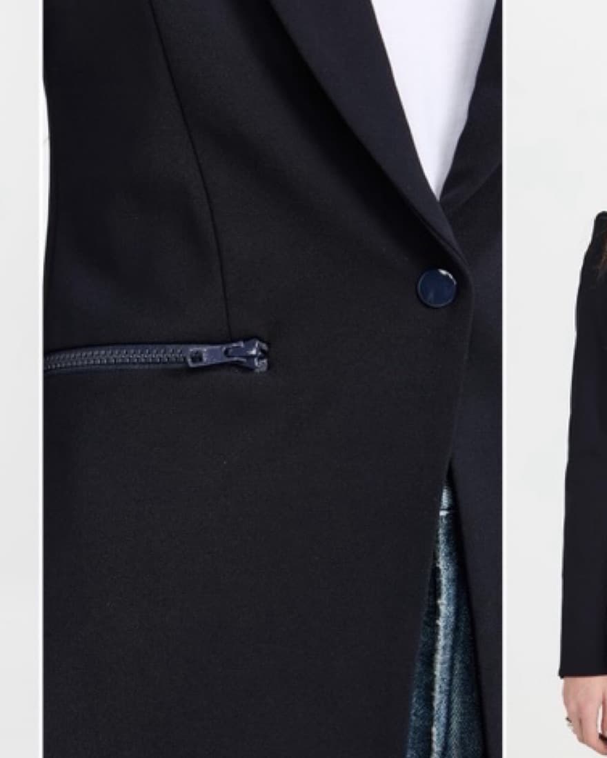 Veronica Beard Scuba Navy Blazer - Image 4