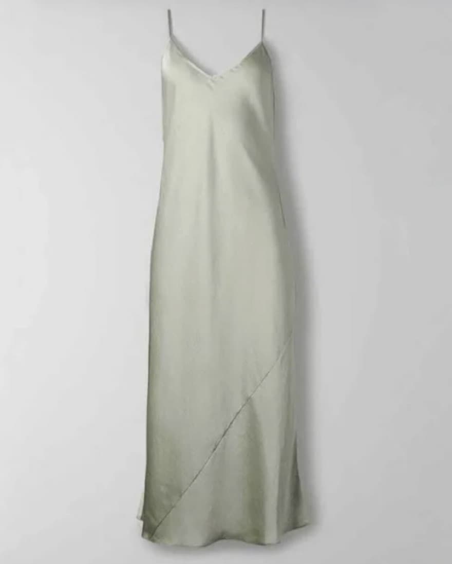 Sage Green Slip Dress - Image 1