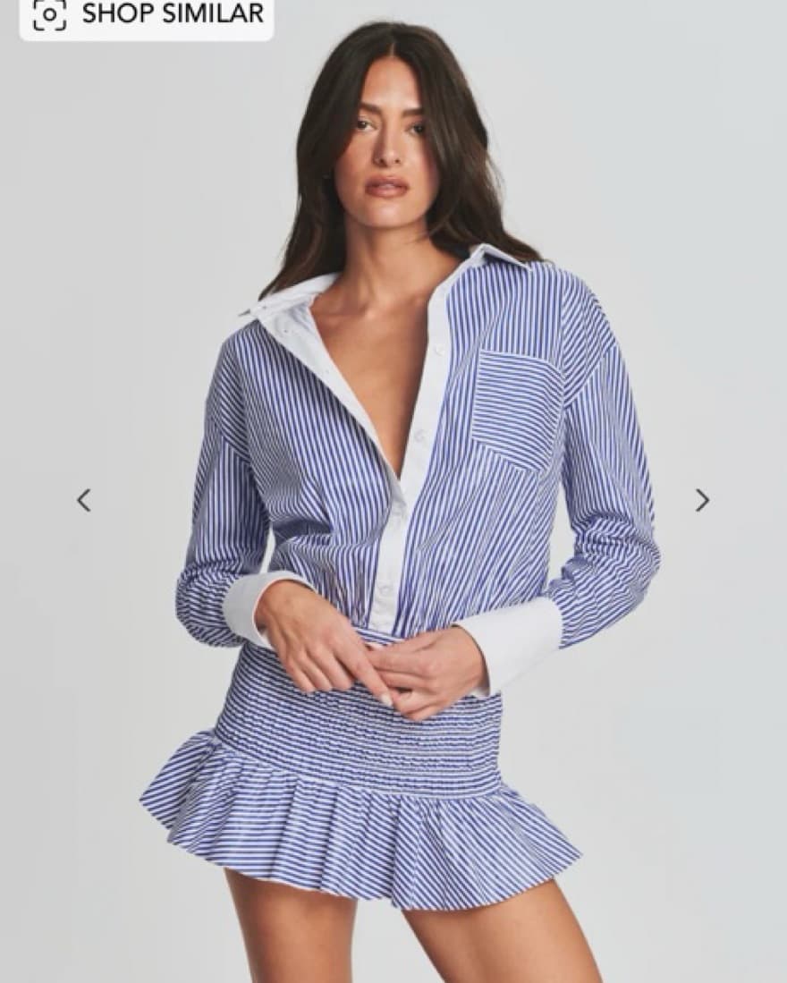 Seroya Lexi Shirt Mini Dress - Image 3