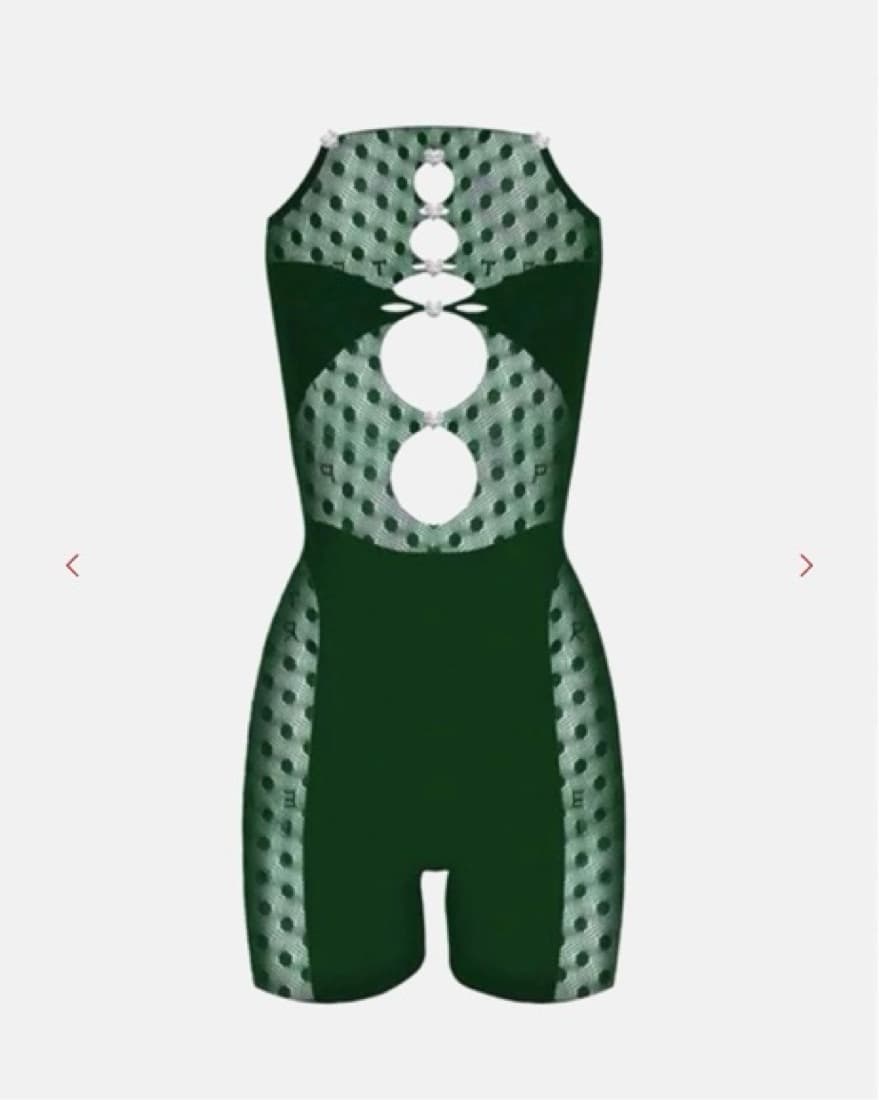 Poster Girl Green Jetta Jumpsuit - Image 1