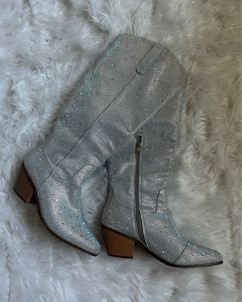 BEDAZZELED COWBOY BOOTS - Image 2