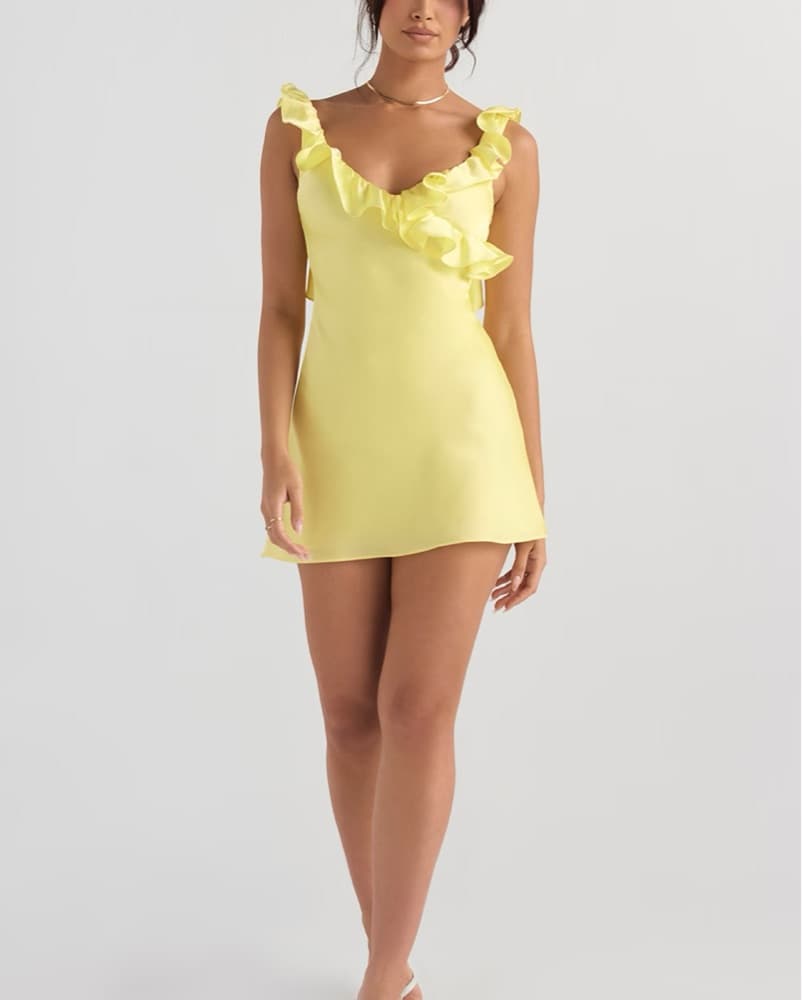 House of Cb Ruffle Mini Dress - Image 2