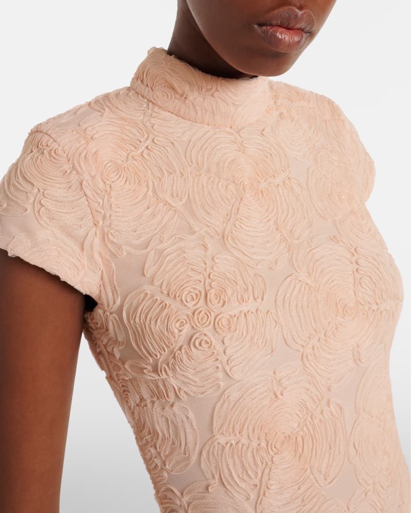 Rotate Floral Mesh Maxi Dress  - Image 5