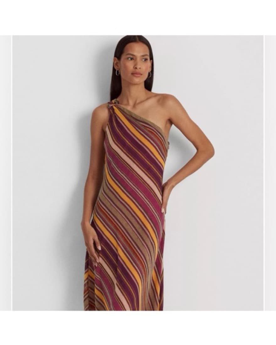 One Shoulder Silhouette Dress  - Image 3