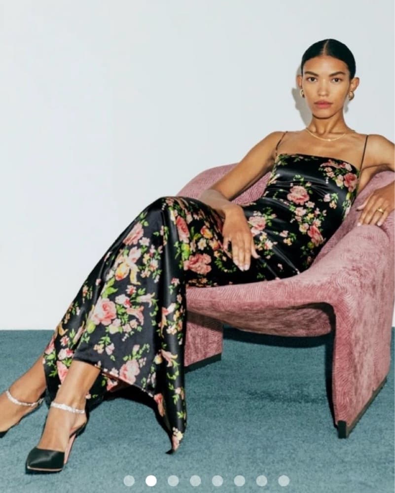 Reformation Floral Print Dress - Image 3