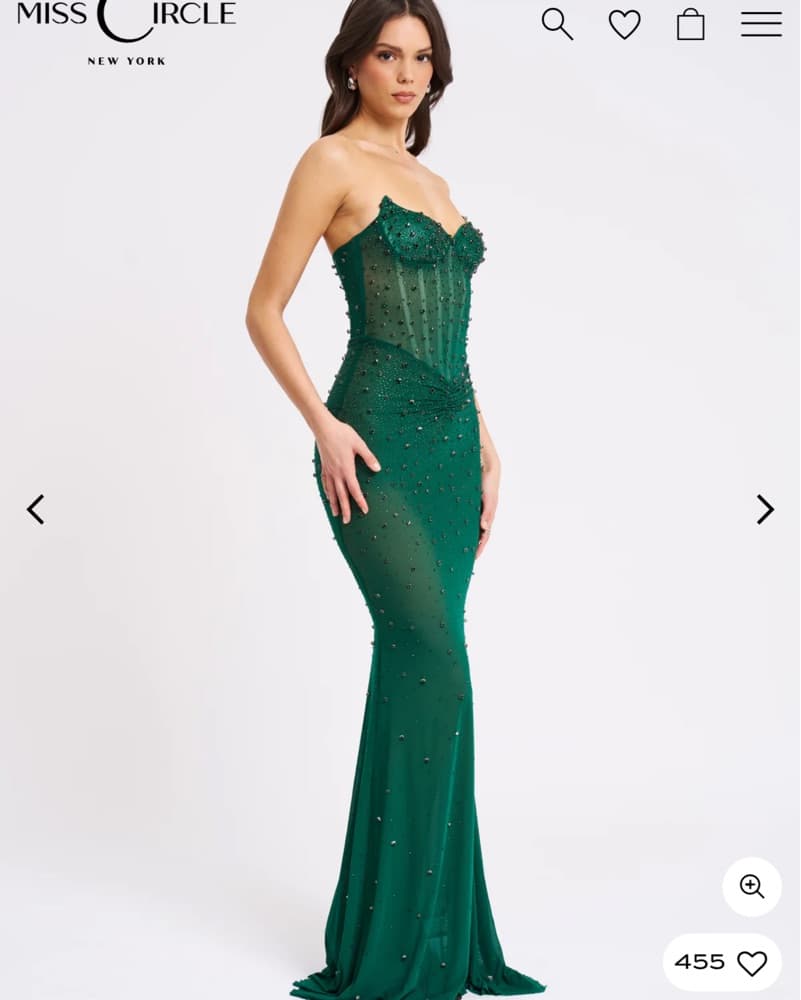 Miss Circle- Fatima Corset Mermaid Gown - Image 3
