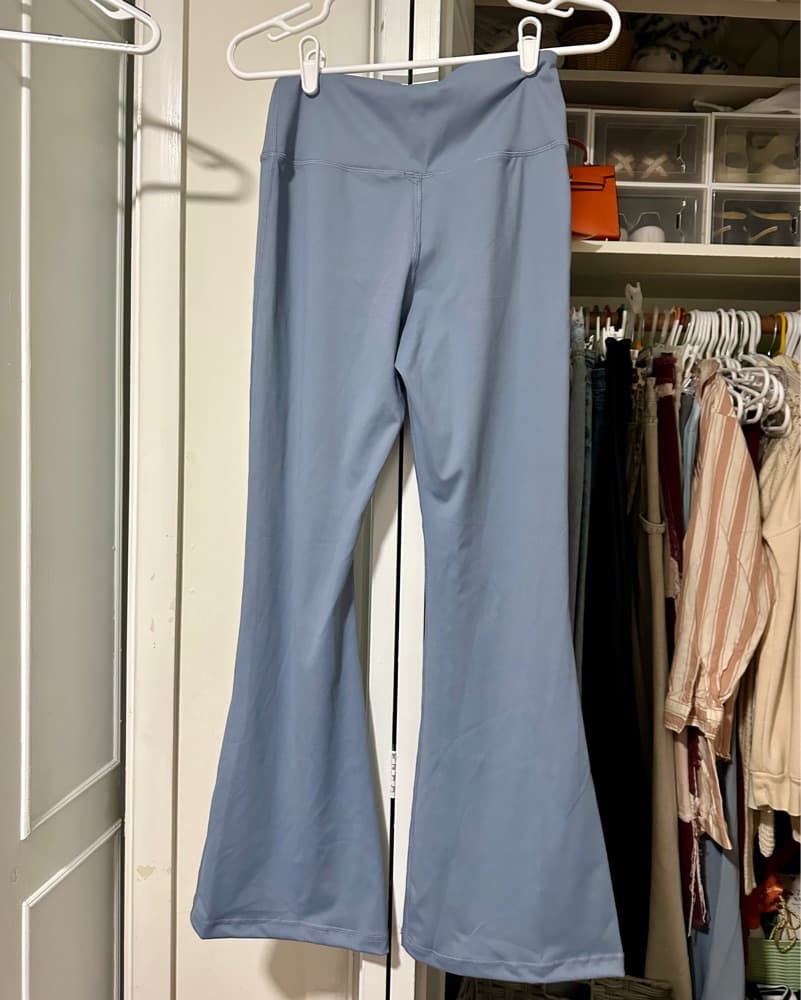 2 Alo High-Waisted Flared Yoga Pants - Image 2
