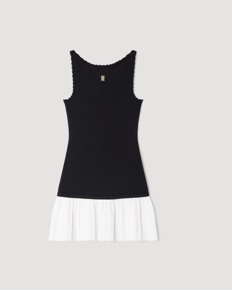 Sandro Two-tone Mini Dress - Image 1