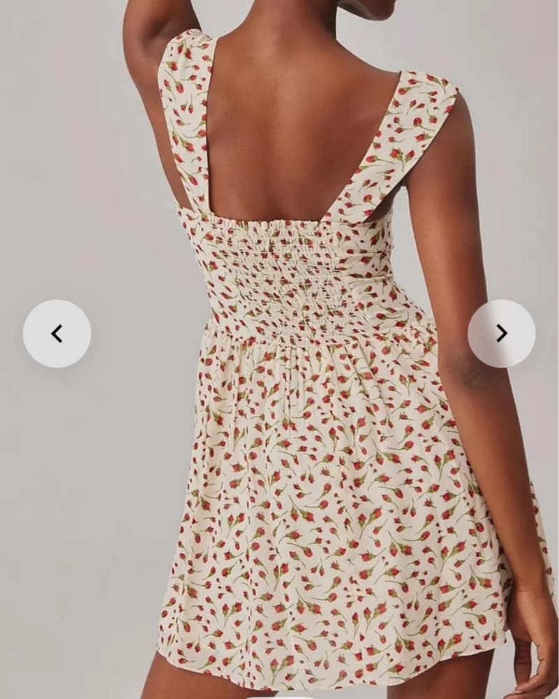 Reformation Taiga Floral Mini Dress - Image 3
