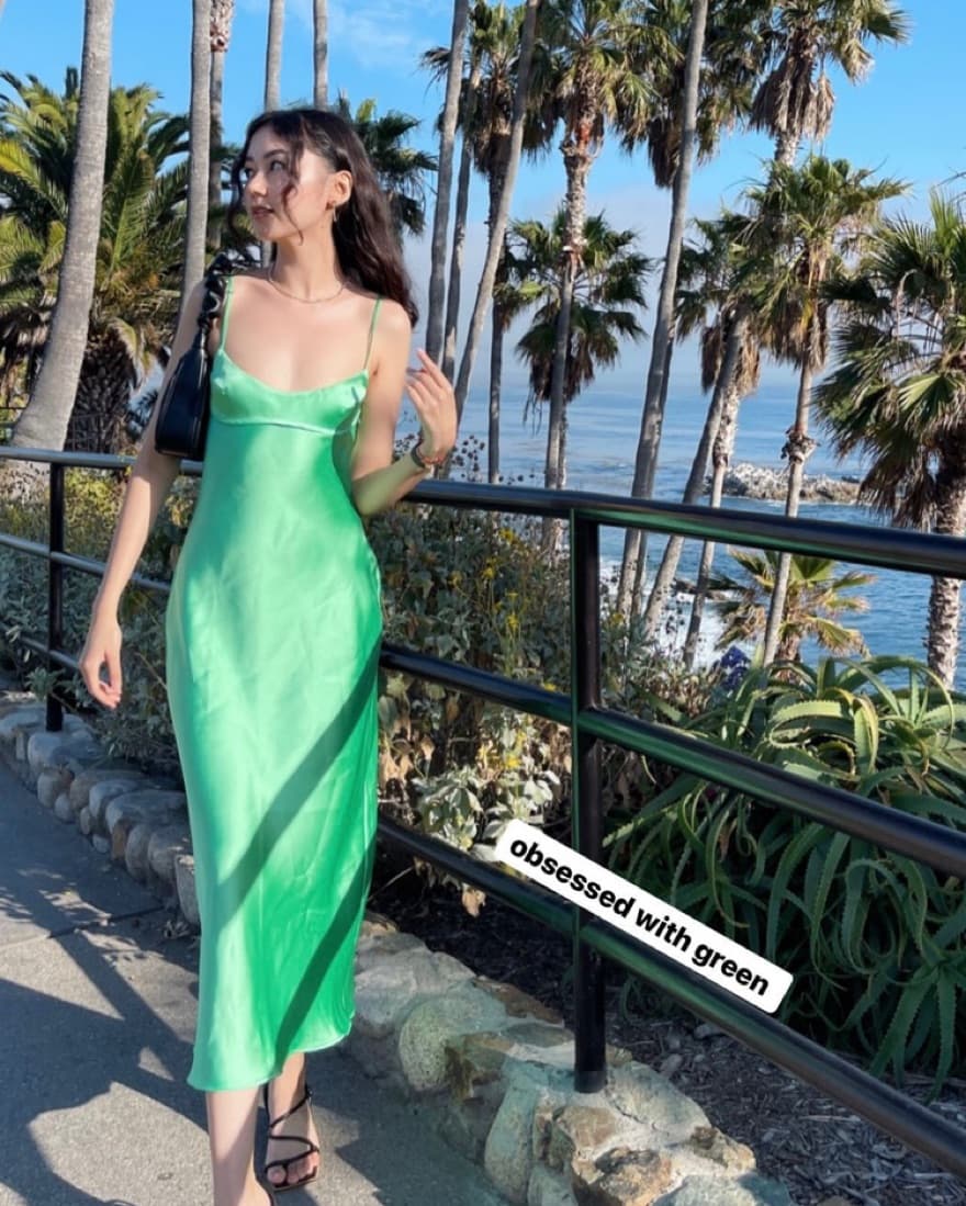 Zara Satin Dress - Image 2