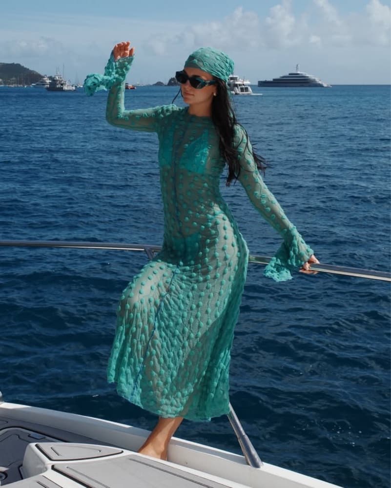 Marfa Istanbul Green Dress - Image 1