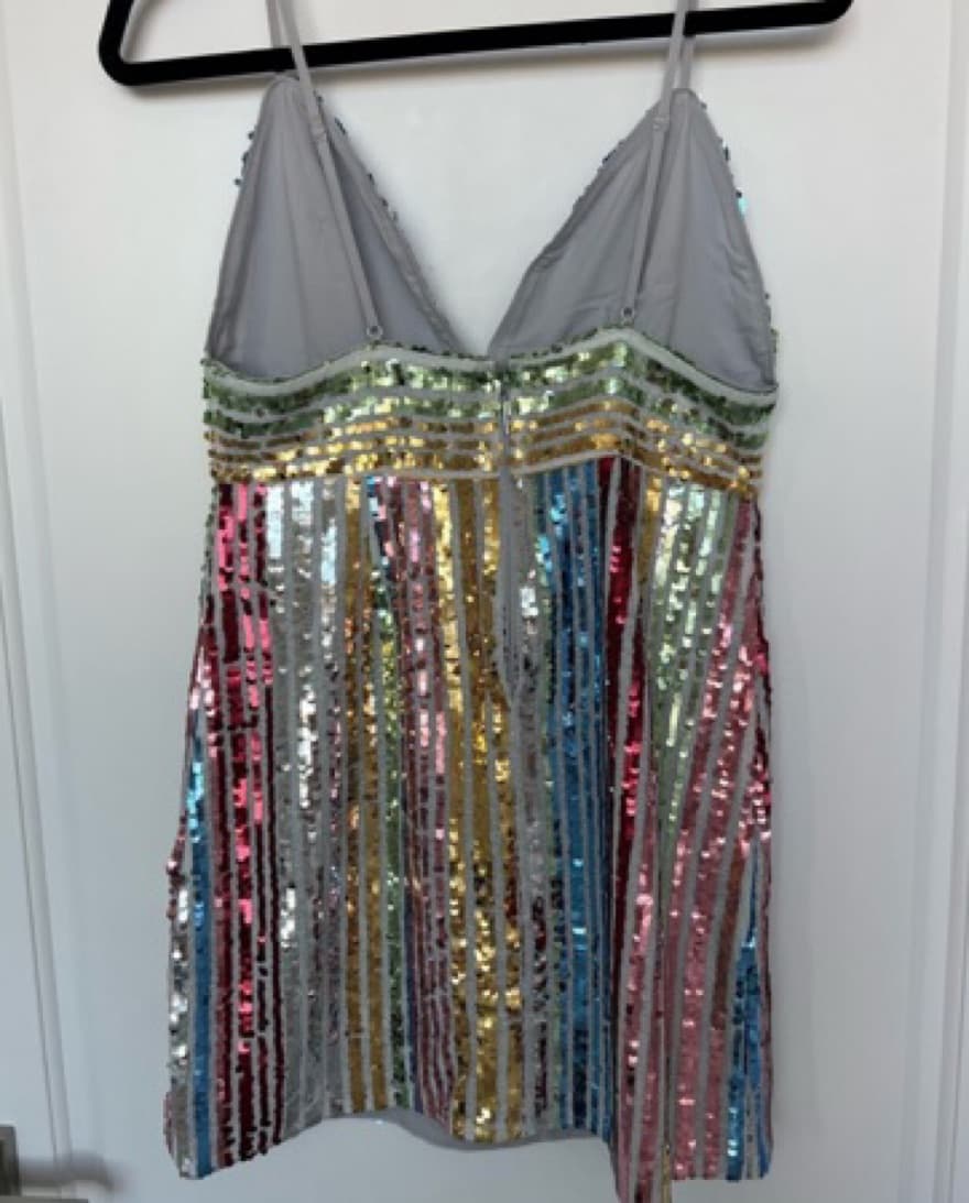 REVOLVE Rainbow Sequin Dress - Image 2