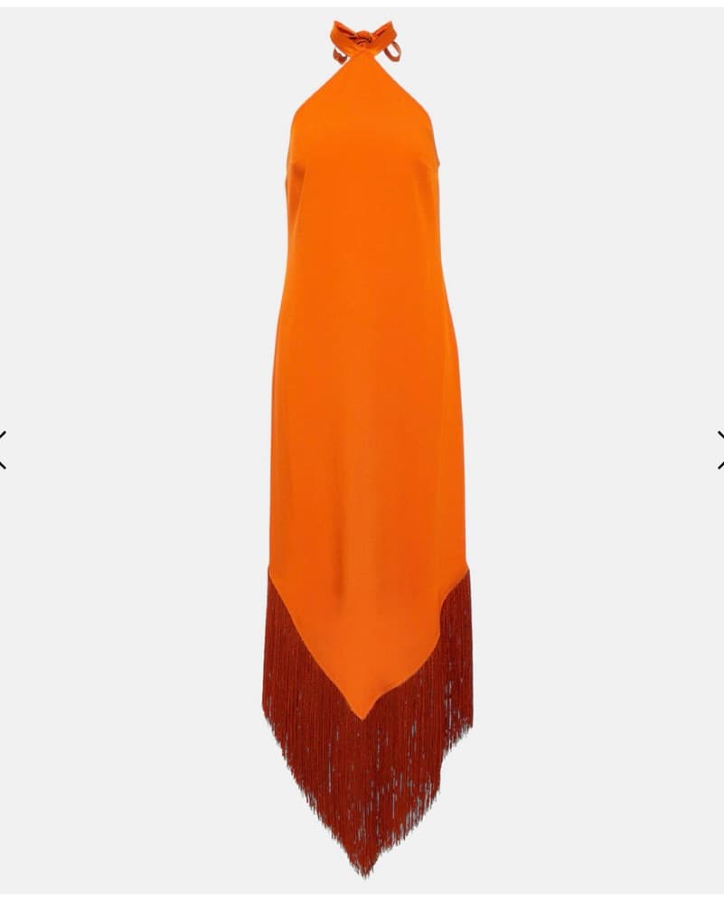 Taller Marmo Fringe Maxi Dress - Image 1