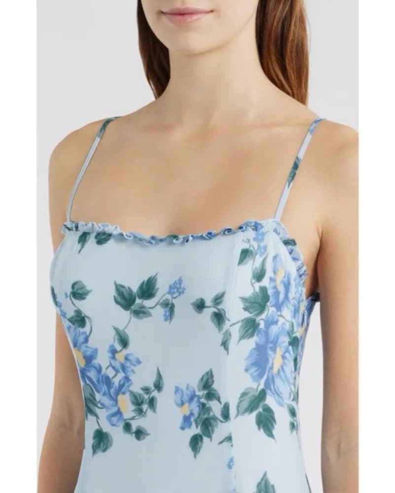 Reformation lilibet blue floral dress  - Image 6