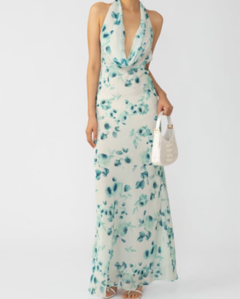 Sau Lee Mya Dress In Mint Muti  - Image 4