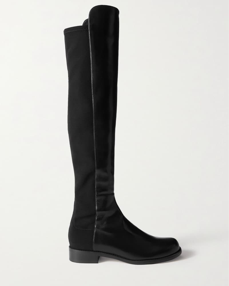 SWSleek and Chic Knee-High Leather Boots - Image 1
