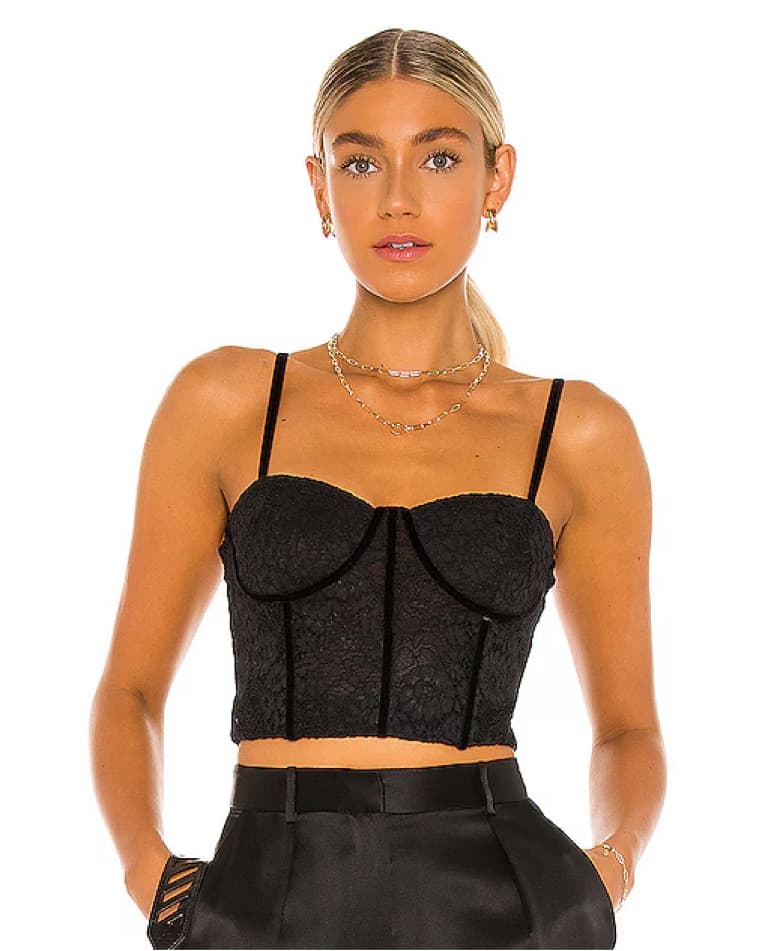 Alice And Olivia Lorette Lace Bustier   - Image 4