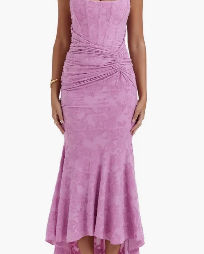 House of CB Cesca Floral Corset Dress - Image 1