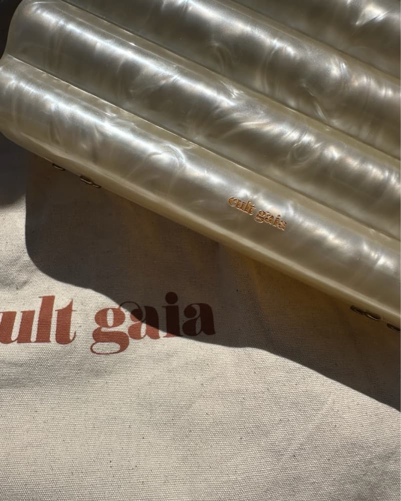 Cult Gaia Luxurious Molded Acrylic Clutch - Image 5