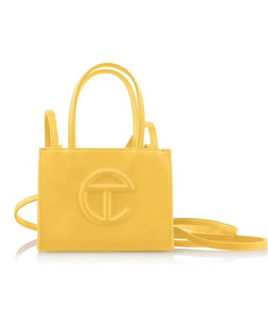 Telfar Shopping Bag - Yellow Small - Image 1