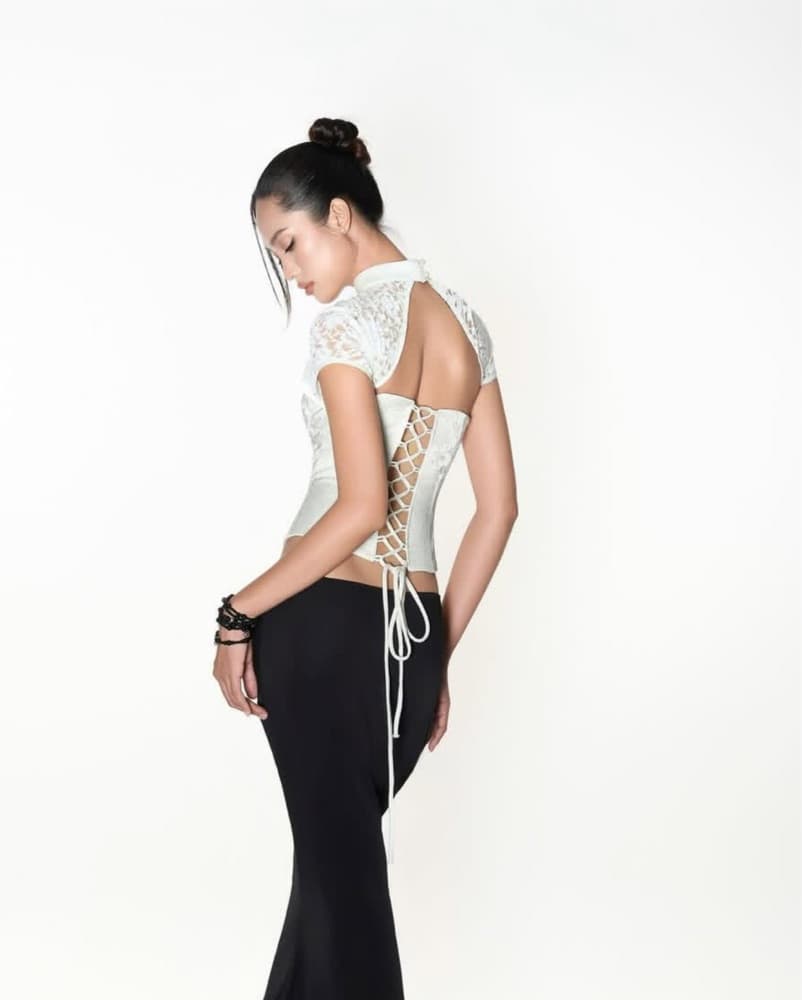 White Corset Top  - Image 6