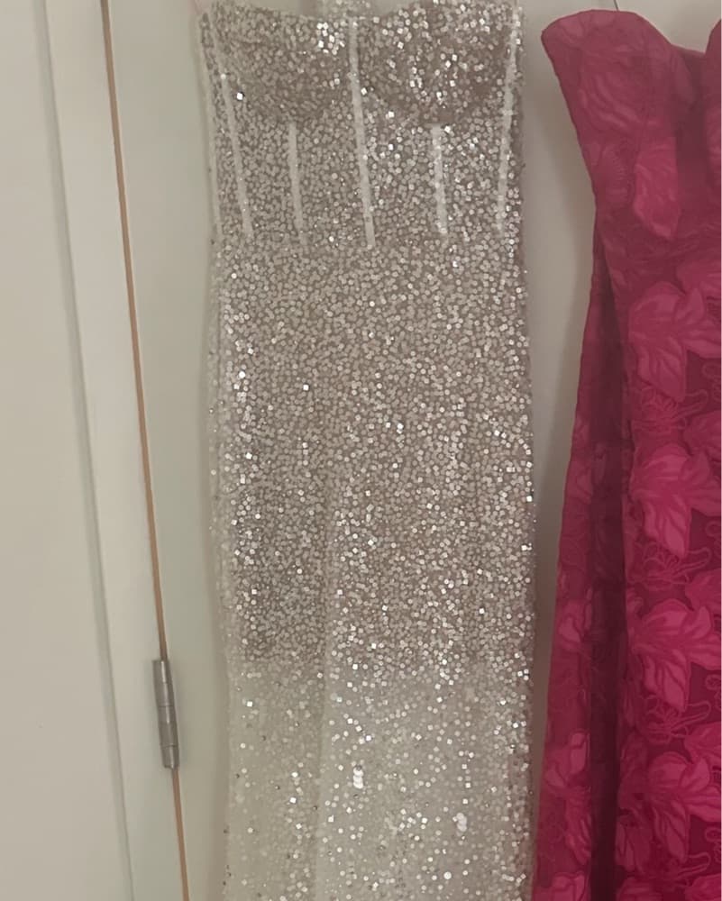 KHYA Custom Sequin Bridal Gown - Image 3