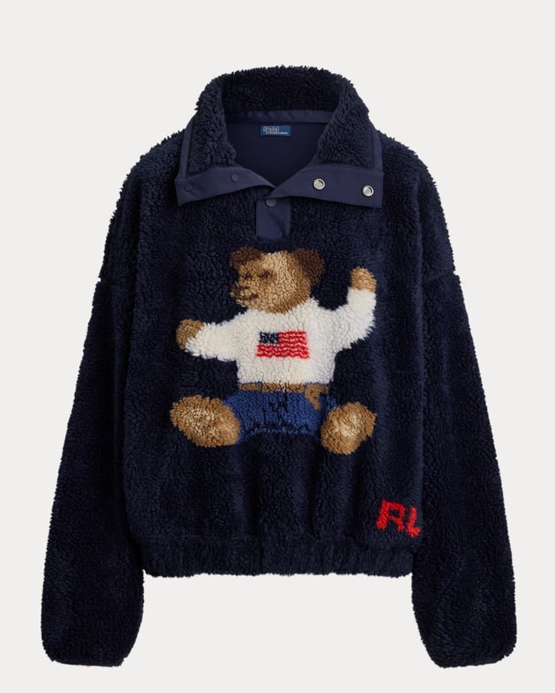 Vintage Polo Bear Fleece - Image 1