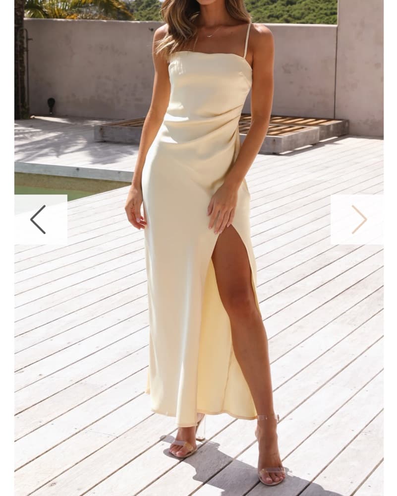 Billy J Ilana Maxi Dress - Yellow - Image 1