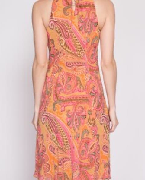 Vintage Ann Taylor 90s Silk Halter Dress - Image 2