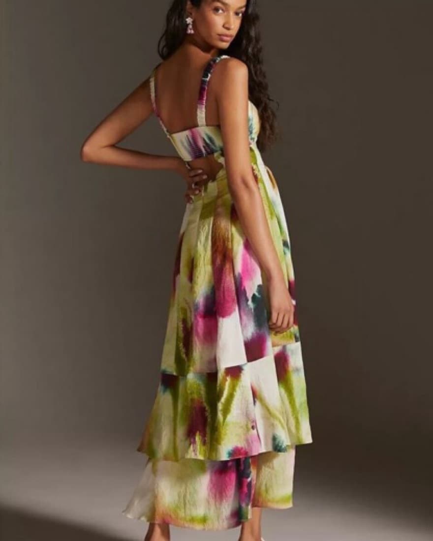 Tiered Maxi Dress - Image 2