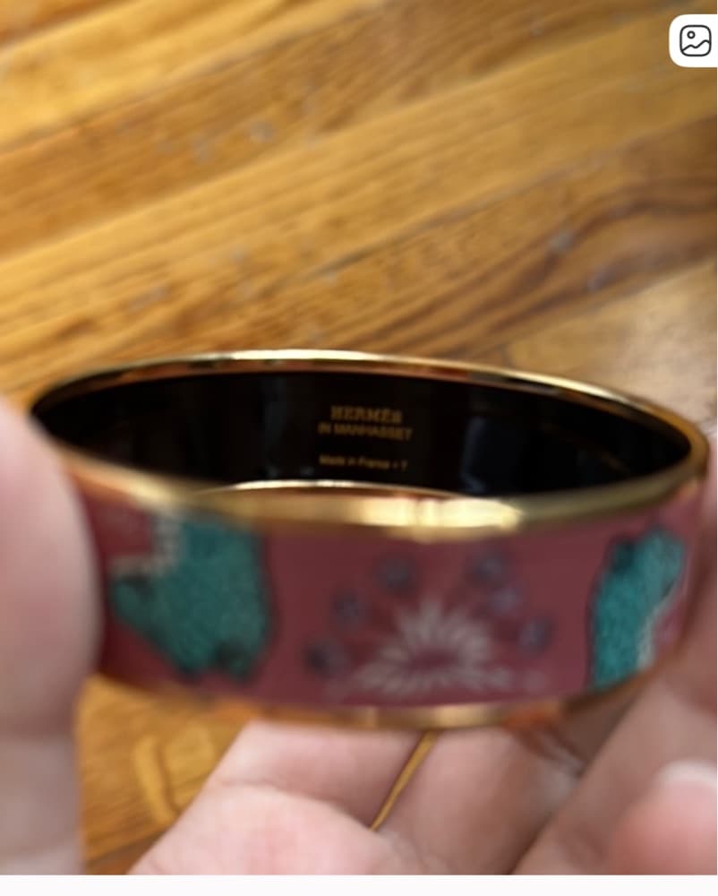 Pink & Blue Hermes PM Bangle  - Image 2