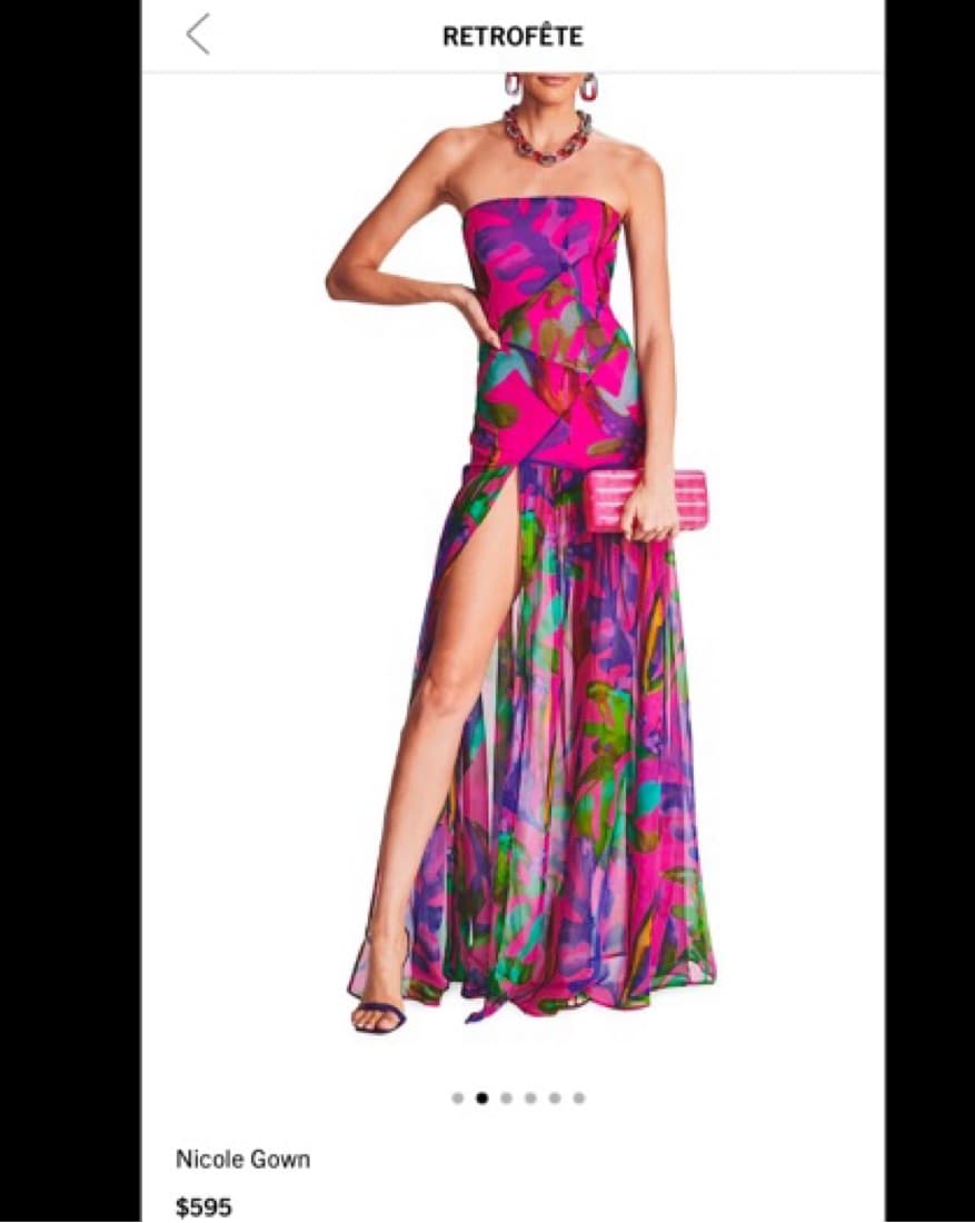 Retrofete Nicole Gown - Image 3