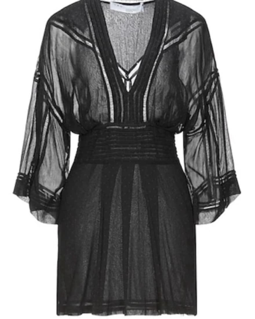 IRO Black Mini Dress - Image 3
