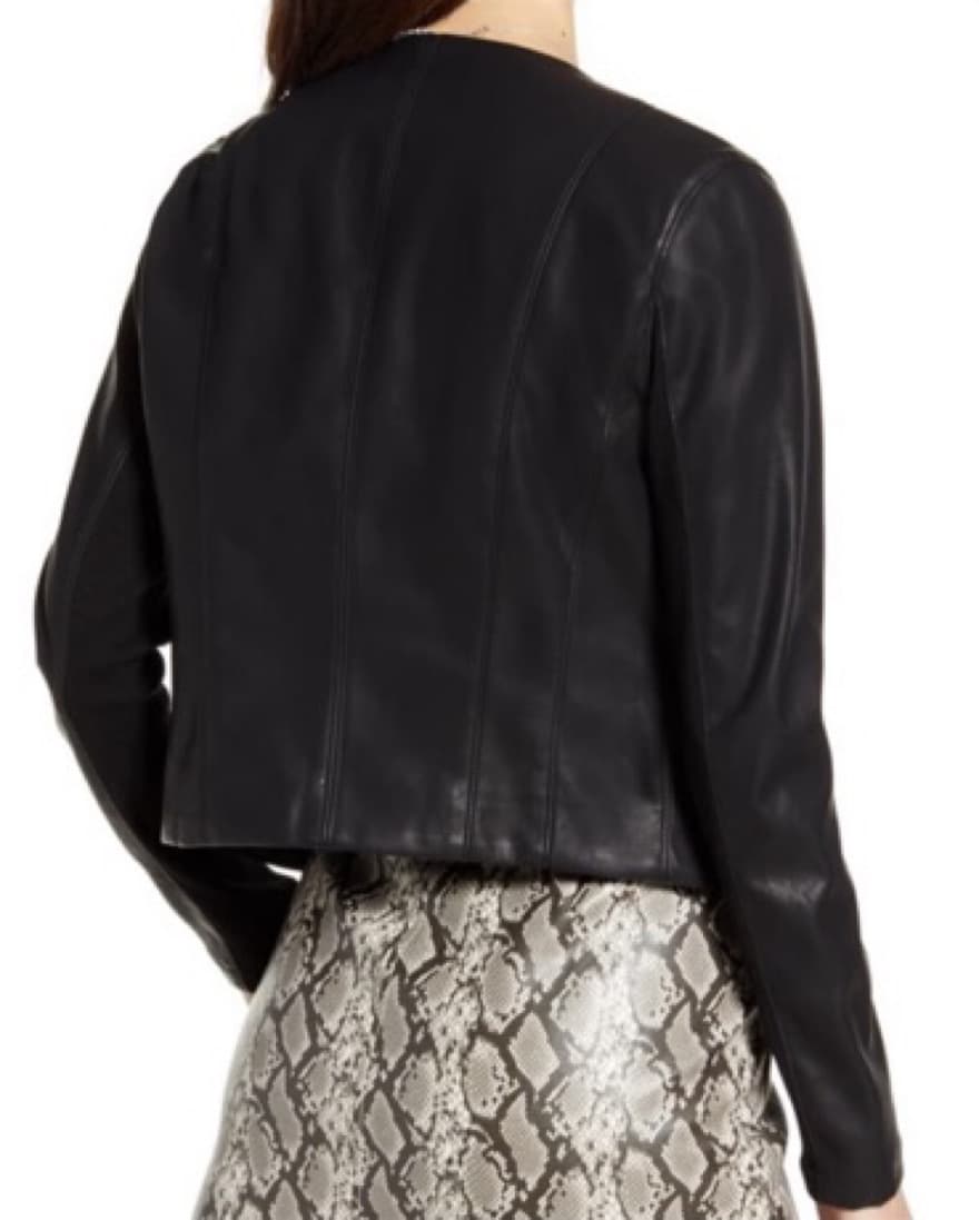 BlankNYC Black Faux Leather Moto Jacket - Image 3