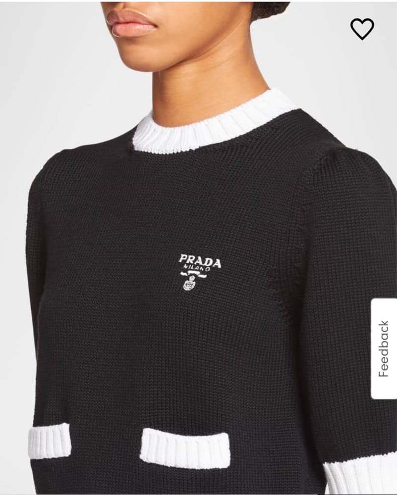 Prada Knit Sweater Top - Image 3