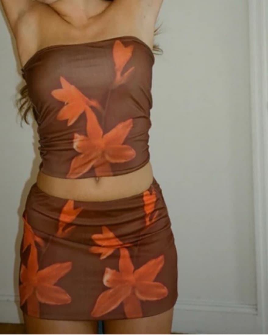 With Jean Skirt  - Image 2