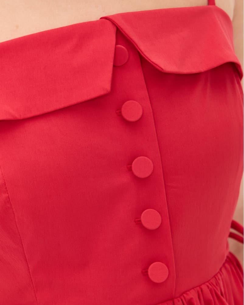 Hunter Bell Bubble Hem Midi Dress - Image 5