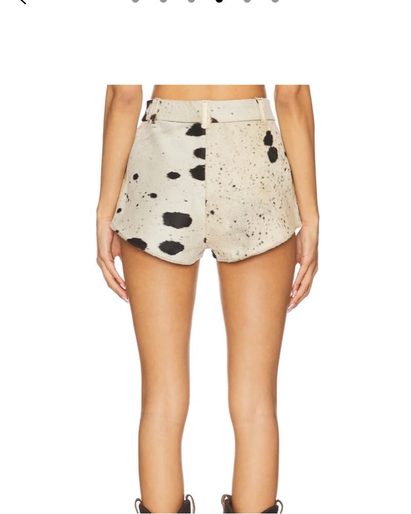 LAMARQUE calf Hair Shorts - Image 4