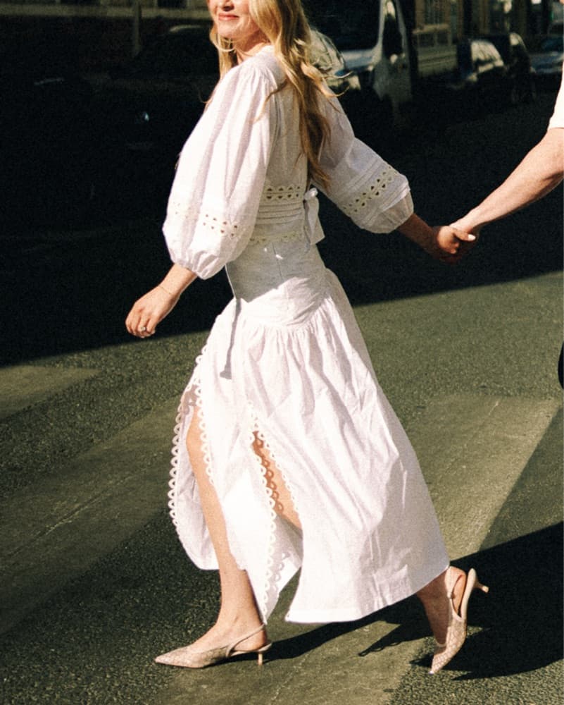 Sandro White Cotton Set - Image 1