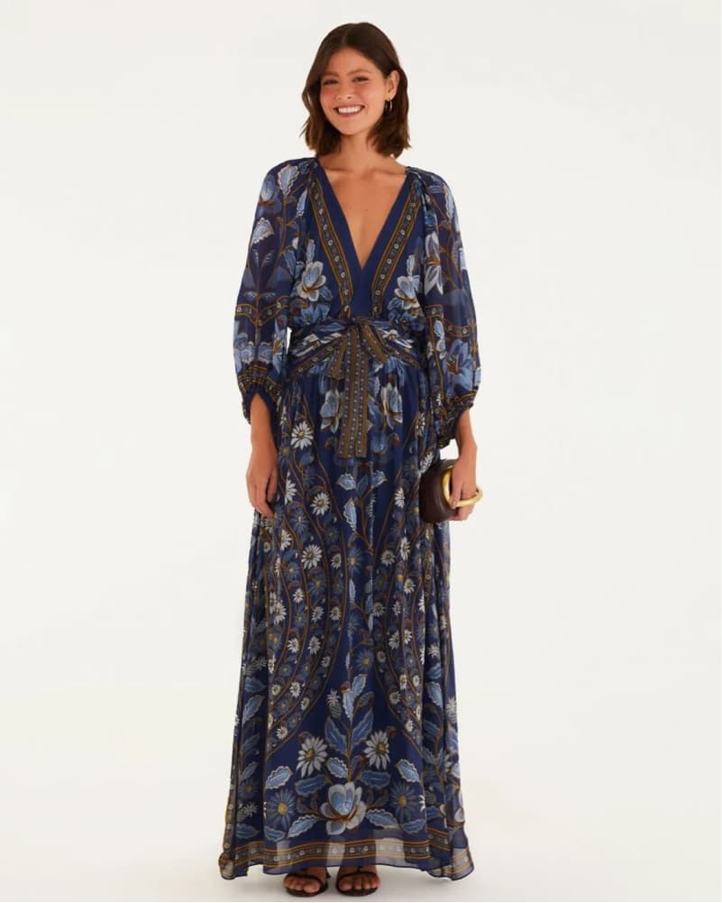 Farm Rio marcelle printed Maxi Size S - Image 1