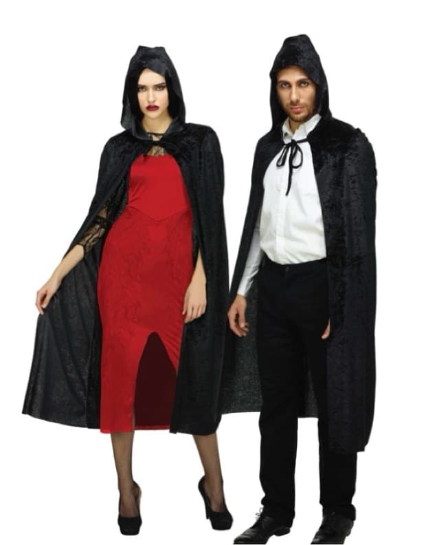Black Velvet Cape - Image 2