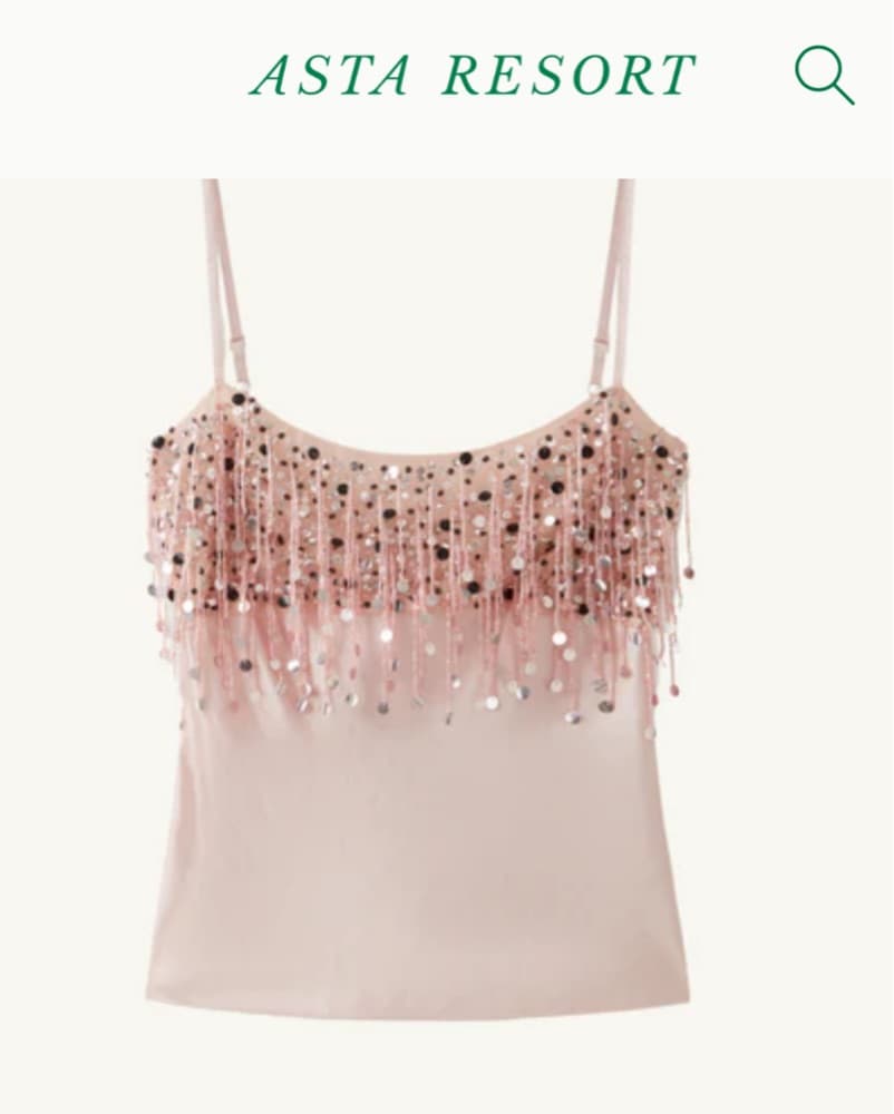 Asta Resort Yasmin Beaded Tank - Image 1