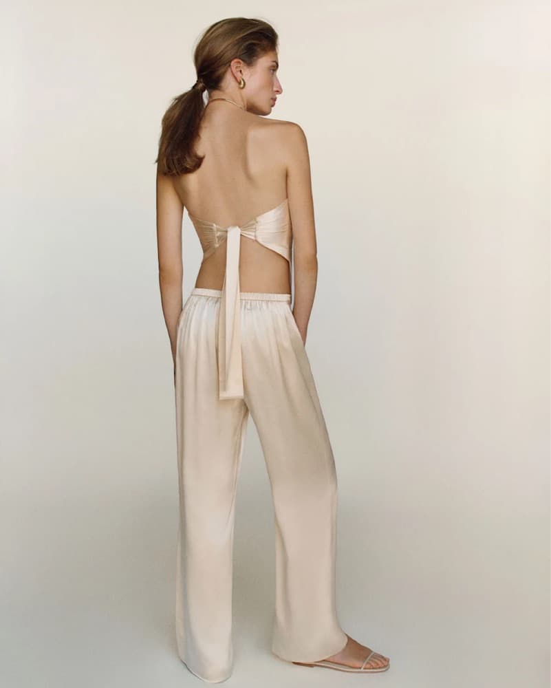 Reformation Marisol Silk Two Piece - Image 2